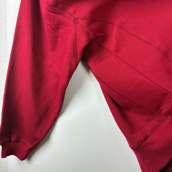 NWT VTG Russell Athletic Cardinal Red Crewneck Sweatshirt Men’s L Heavy Fleece - Picture 6 of 6